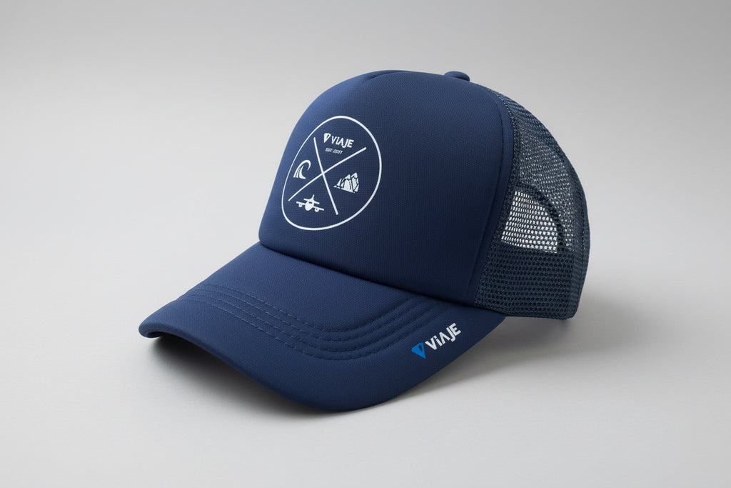 Emblem NVY Trucker Cap