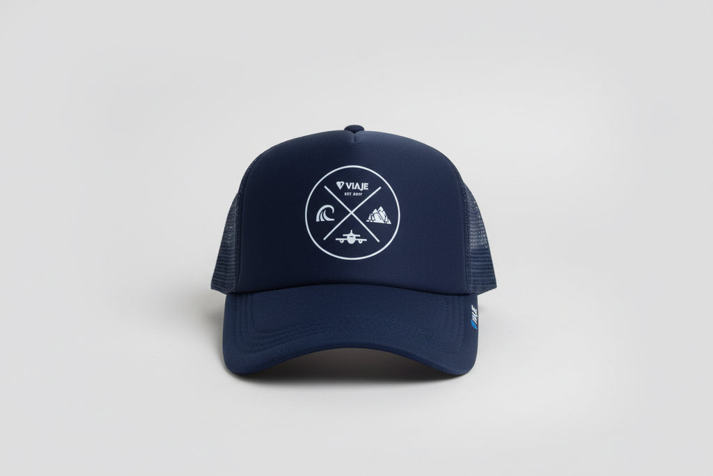 Emblem NVY Trucker Cap